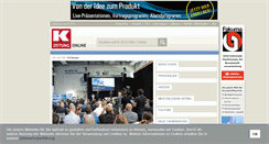 Desktop Screenshot of k-zeitung.de